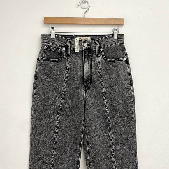 NWT Madewell Perfect Vintage Straight Jean Meaford Wash Seamed Edition - Size 27 - Picture 6 of 13